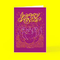 Neon Easter Card 10 cards