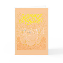 Neon Easter Card 13