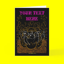 Neon Easter Card 16