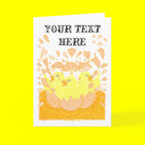 Neon Easter Card 3 cards