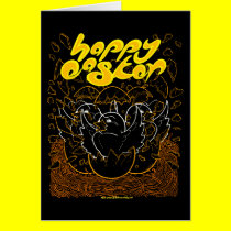 Neon Easter Card 6 cards