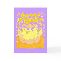Neon Easter Card 7