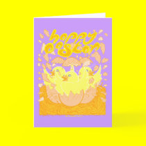 Neon Easter Card 7