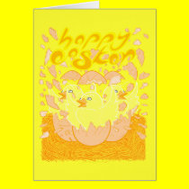 Neon Easter Card 8 cards