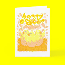 Neon Easter Card 9 cards