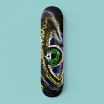 Neon Eye Skateboard