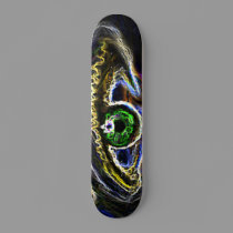 Neon Eye Skateboard