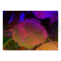 Neon Fall Greeting Card