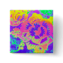 Neon Fantasy Button by jan4insight Neon Fantasy Button