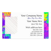 Neon Fantasy custom business cards