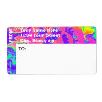 Neon Fantasy custom labels