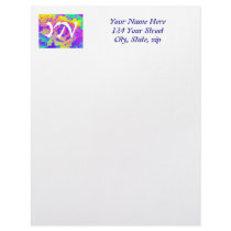 Neon Fantasy custom letterhead