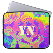 Neon Fantasy monogram laptop sleeves