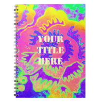 Neon Fantasy monogram notebooks