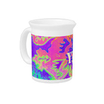 Neon Fantasy monogram pitchers