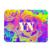 Neon Fantasy monogram magnets