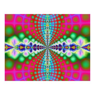 Neon Fantasy Poster by Surfwearzcom