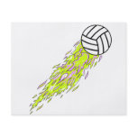neon flames volleyball flyers