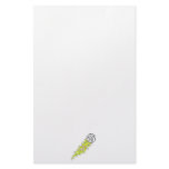 neon flames volleyball stationery paper