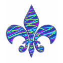 Neon Fleur de lis t-shirts by wearGod Neon Fleur de lis t-shirts