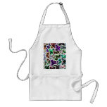 Neon Flowers Aprons