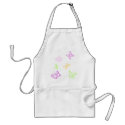 Neon Flutterbyes aprons by DrDorian Neon Flutterbyes aprons