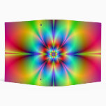 Neon Fractal Flower Binder