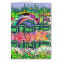 Neon Garden cards by dndartstudio Neon Garden cards