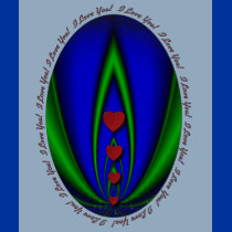 Neon Garden Valentine's Day T-Shirt by FractalFeast Neon Garden Valentine's Day T-Shirt