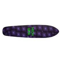 NEON GEEK SKATE BOARD DECK