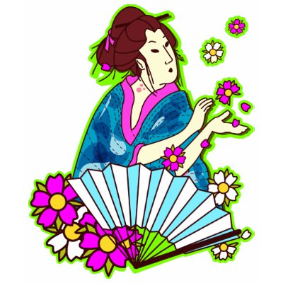 NEON geisha Tee Shirts by thecuteinstitute
