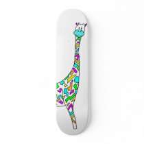 Neon Giraffe Board skateboards by KaiBoarding Neon Giraffe Board skateboards