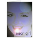 Neon Girl cards by peterspooner Neon Girl cards