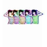 Neon Girl Colors t-shirts