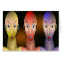 NEON GIRLS cards by phedderman NEON GIRLS cards