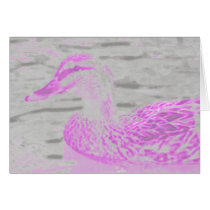 Neon Glow Duck cards