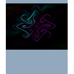 fractal, gnarl, maroon, blue, bright, colorful,