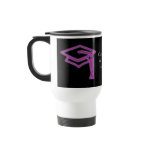 Neon Grad Cap Purple Drinkware Mug