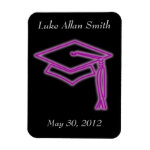 Neon Grad Cap Purple Magnet Neon Grad Cap Purple Magnet