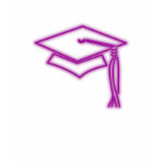 violet, graduation, graduate, grad, cap, tassel,
