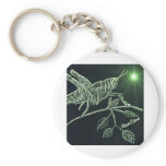 Neon Grasshopper Keychain