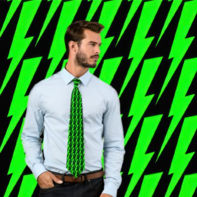 Green Lightning Bolt