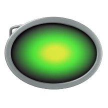 Neon Green and Yellow Belt Buckle