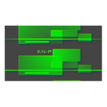 neon green BC Business Card
