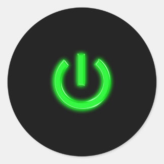 Power Button Stickers | Zazzle