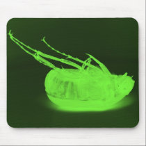 Neon Green Junebug mousepads