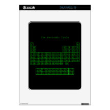Neon Green Periodic Table Skin For The iPad