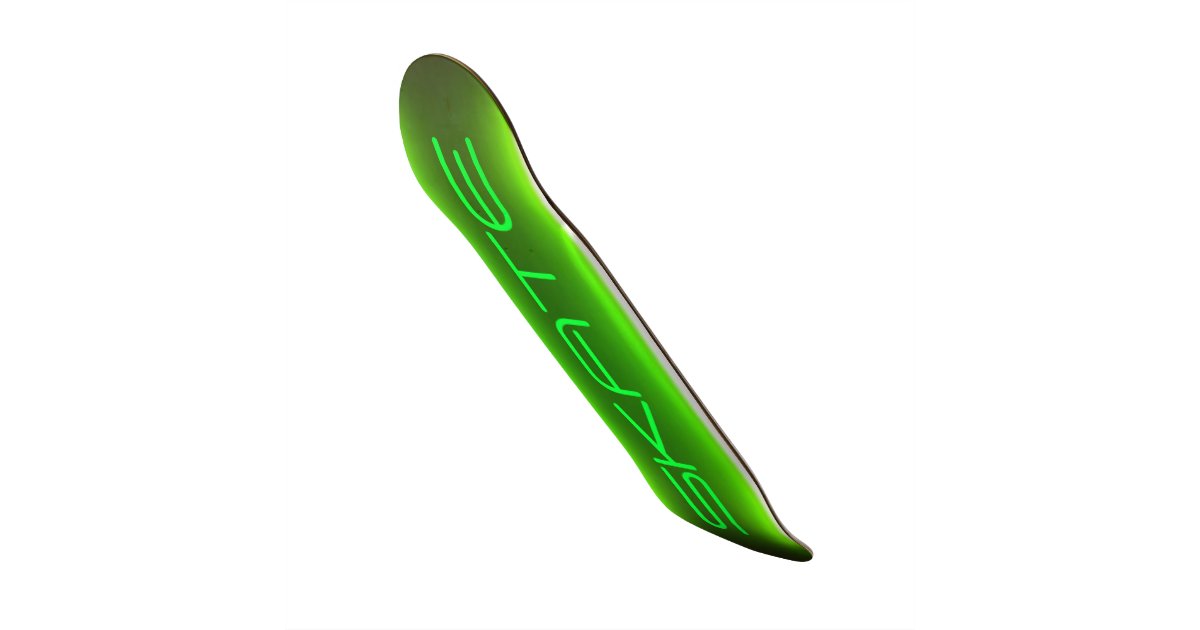 neon-green-skateboard-zazzle