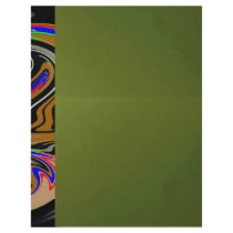 NEON GREEN TWIN MONSTERs letterhead by doonagiri NEON GREEN TWIN MONSTERs letterhead
