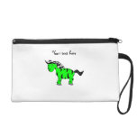 Neon green zebra wristlets